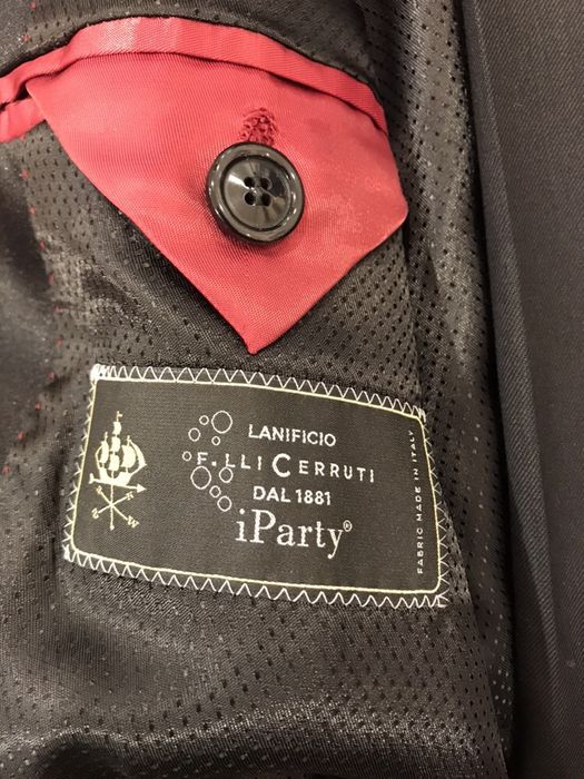 Costum Cavaliere masura M, culoare negru-gri petrol