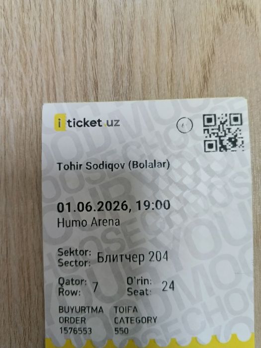 Tokhir Sodiqov konsert