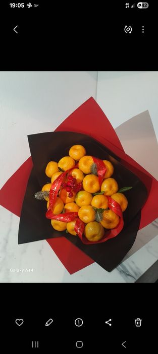 Мандарин букеттер