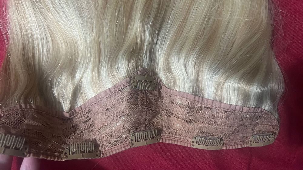 Extensii naturale de LUX Blond șuvițat