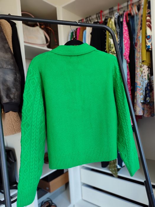 Пуловер H&M зелен