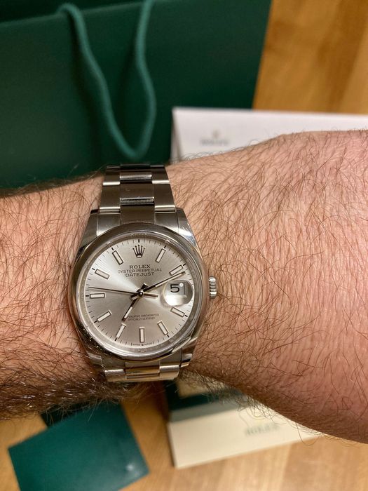 Vând ceas Rolex Datejust 36 mm, original 100%, aproape nou, cu acte