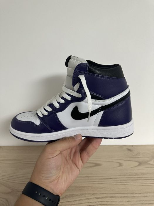 Маратонки-Air jordan retro 1 high court purple