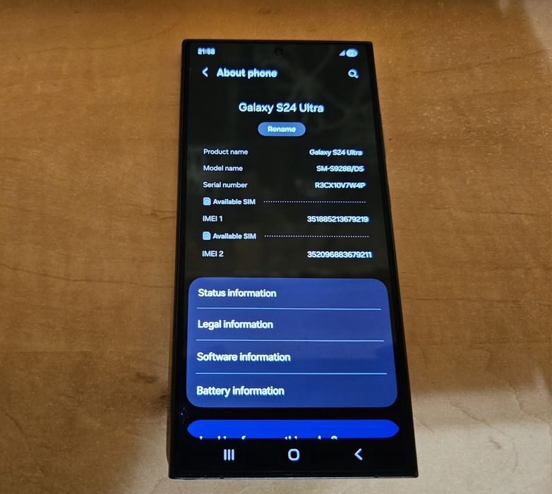 Vând Samsung Galaxy S24 Ultra Titanium Black 256GB, 12GB RAM,Impecabil