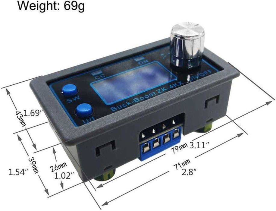 Modul sursa ZK-4KX step up/step down buck boost, CC CV