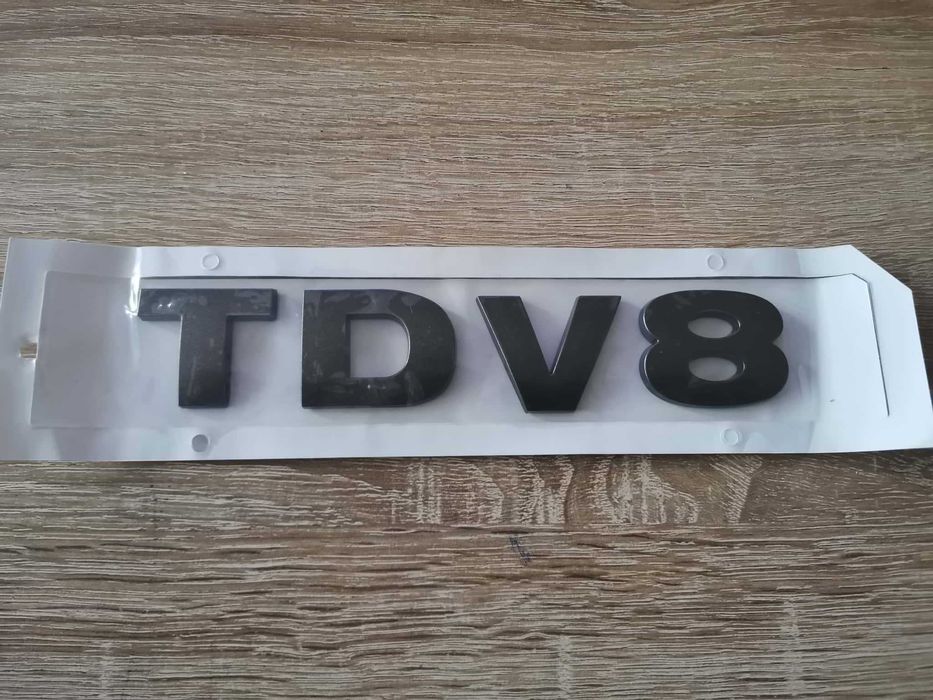 Range Rover TDV8 сива емблема