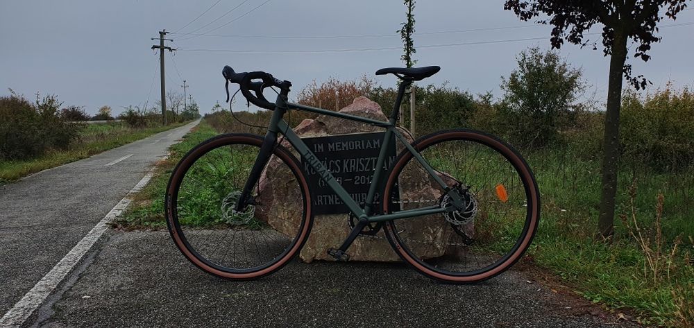 Bicicleta Triban Gravel 120 Kaki