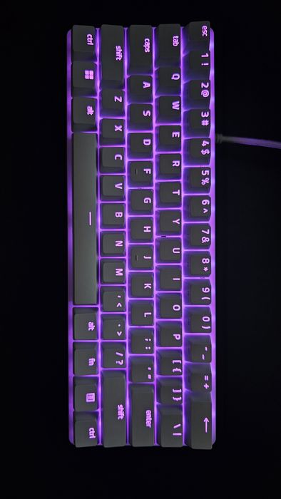 Механична клавиатура Razer - Huntsman Mini, Optical Red, Mercury
