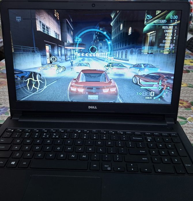 Laptop gaming Dell cu jocuri instalate Gta 5,Fifa,Nfs