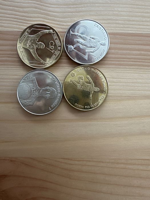 Монети с лика на Кристиано Роналдо