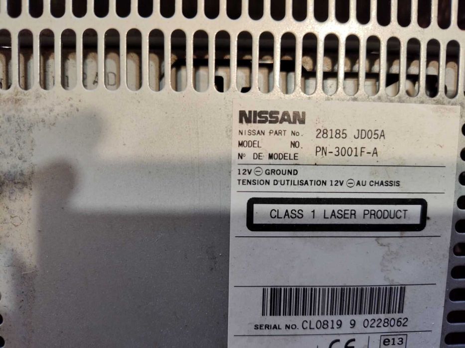 Музика CD NIssan Quashqai 2010