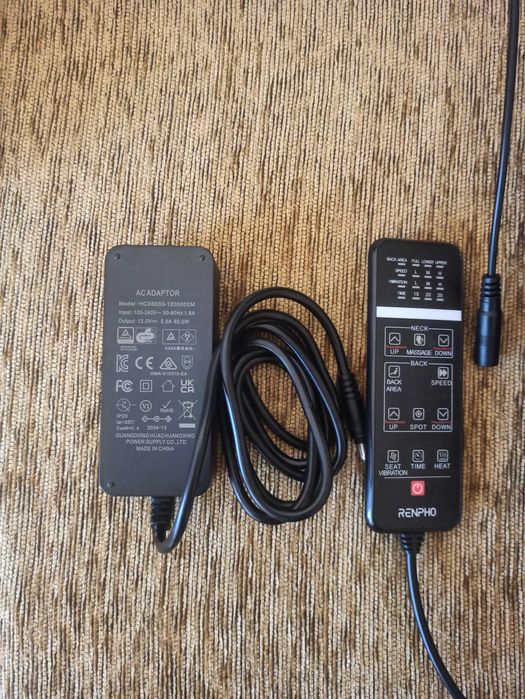Renpho, husă scaun masaj Shiatsu. (NOUĂ)