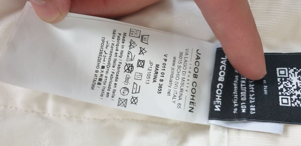 Jacob Cohen Marina Chinos Italy 40/27 НОВО! ОРИГИНАЛ! Дамски Панталон!