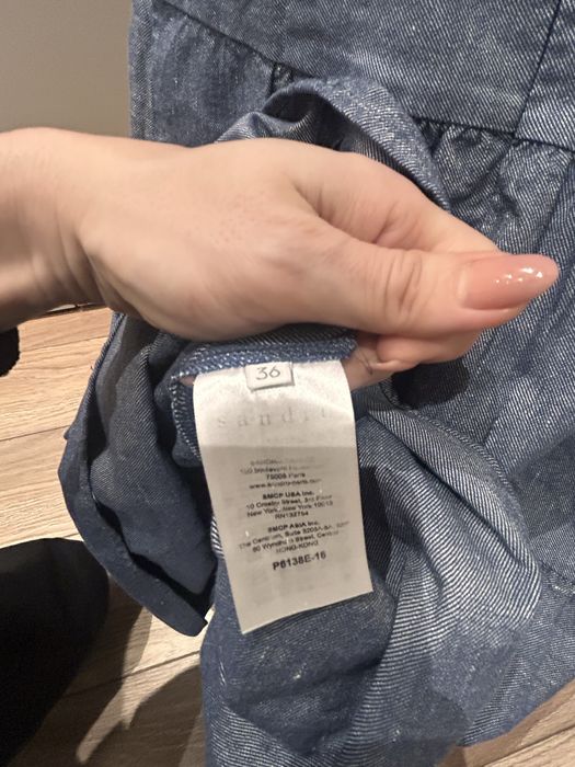 Рокля Sandro с бродерия