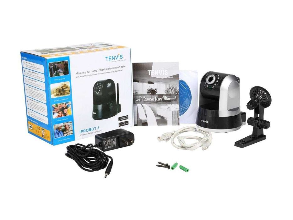 IP камера бебефон Tenvis IP ROBOT 3 720P 3.6мм обектив WLAN, H.264, IR