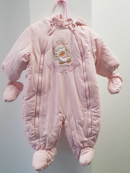 Бебешки зимен космонавт за момиче, Baby club, ръст 74 см.