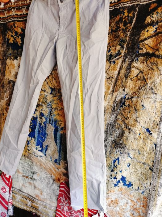 Pantaloni casual de bărbați Angelo Litrico (C&A) Gri deschis, croială slim, mărimea 50