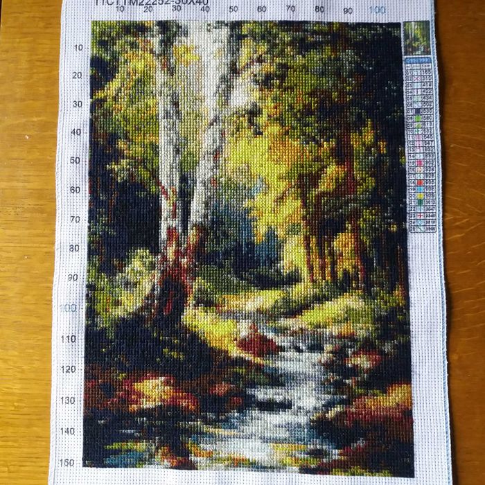 Goblen Peisaj lucrat manual