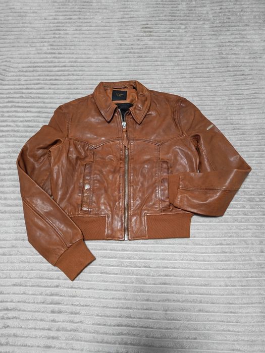 Superdry geaca piele Biker S-M