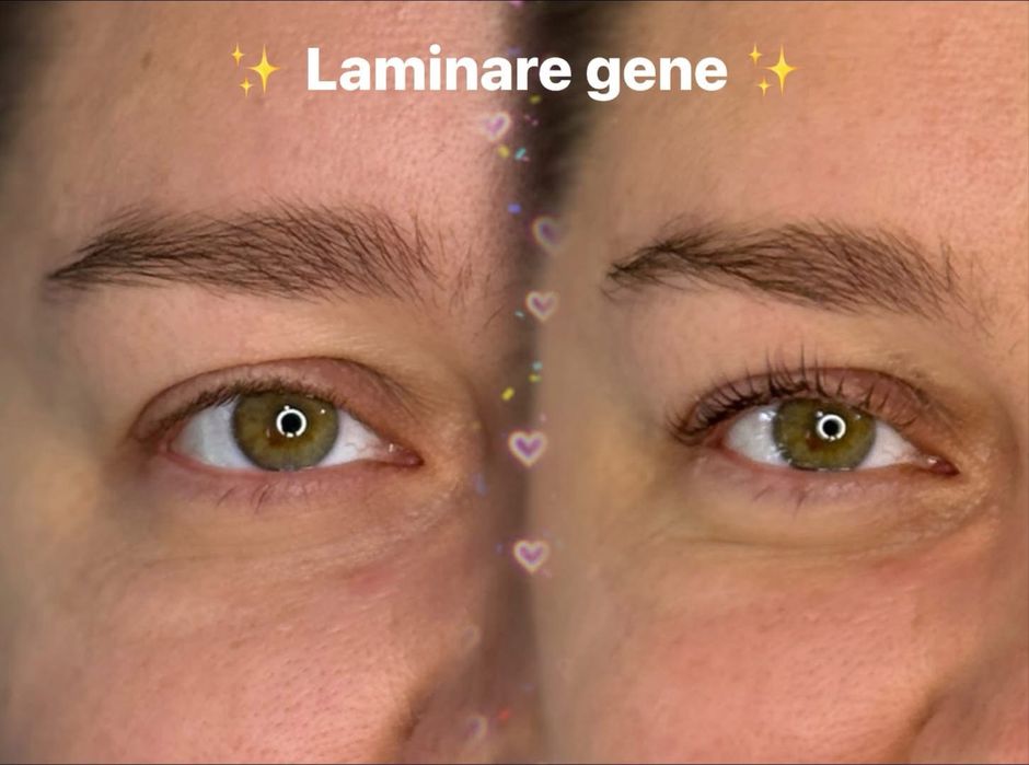 Machiaj, stilizare sprancene, laminare gene si sprancene