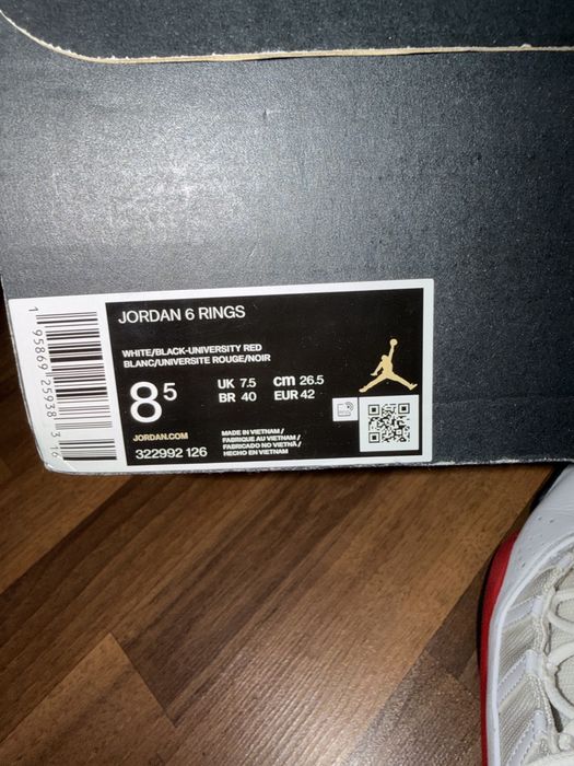 Jordan 6 rings