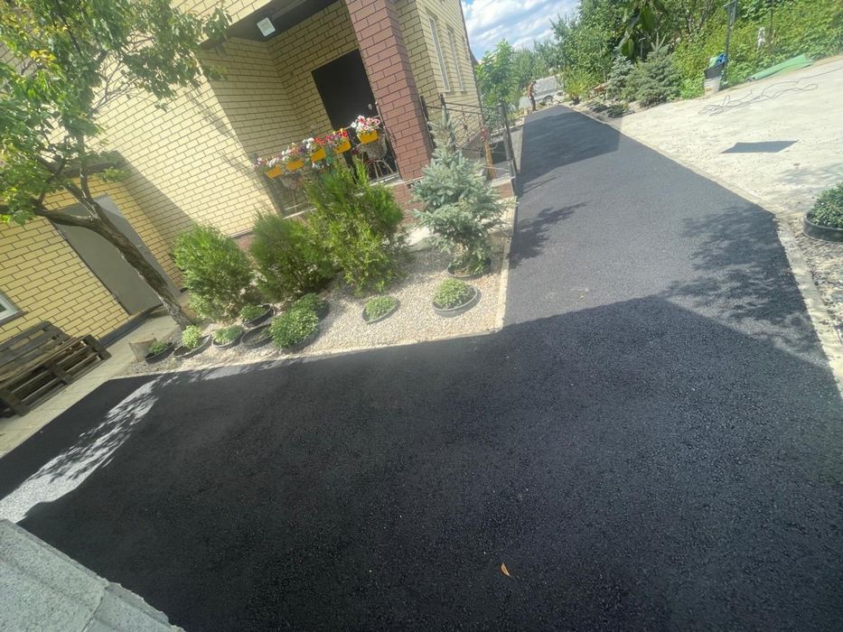 Асфальтирование Асфальт Укладка Асфальта