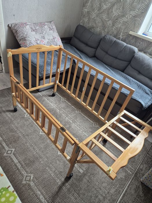 Манеж деревяный детский