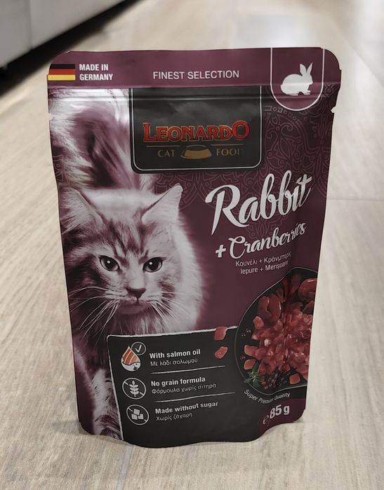 Влажный корм для кошек Leonardo леонардо