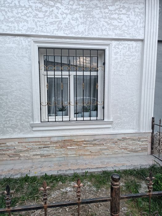 Травертин, отделка фасада.