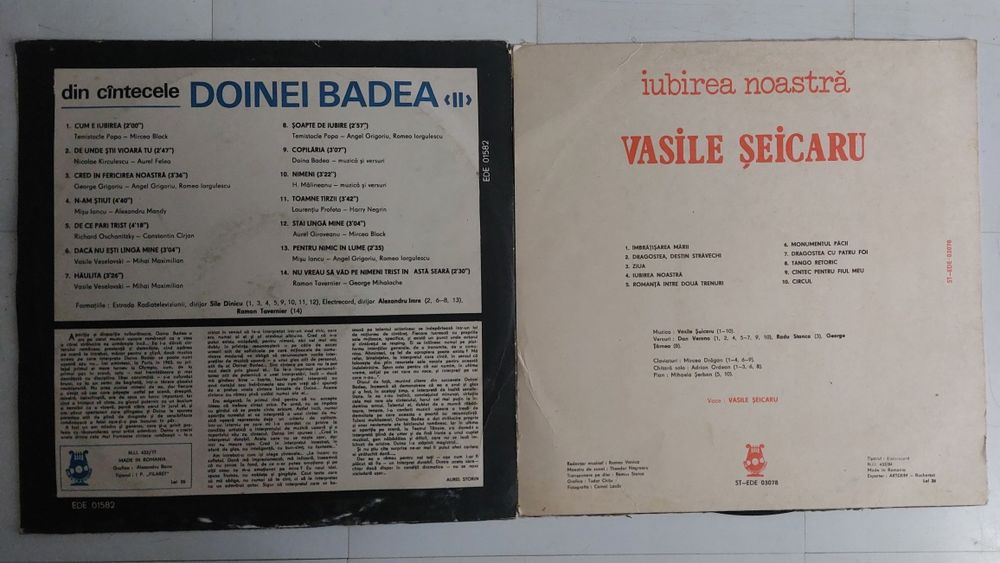 Vasile Șeicaru Doina Badea vinil  2