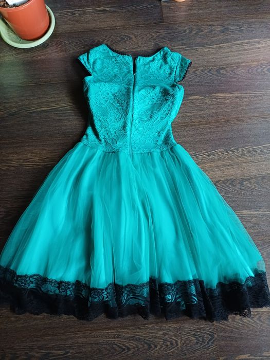 Rochie ocazie dantela si tulle