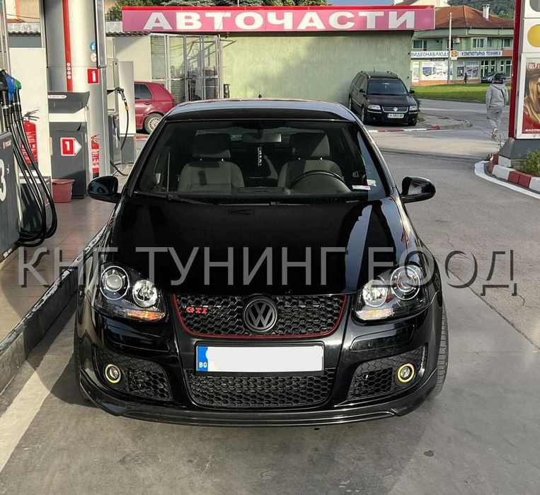 Преден лип спойлер за голф 5 гти гт / vw golf 5 gti gt lip spoiler
