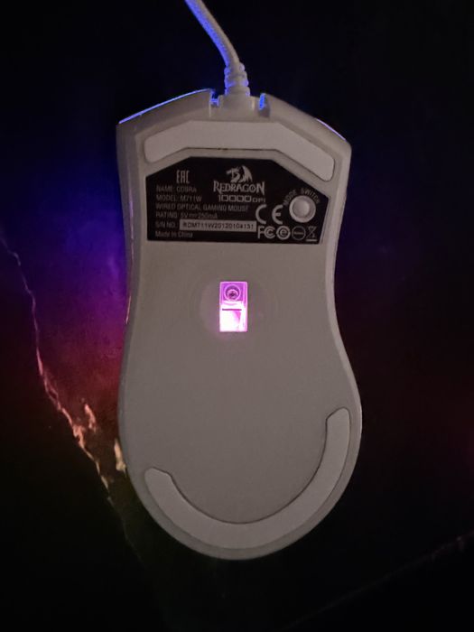 Mouse Gaming Redragon Cobra M711-W RGB White / Alb 10000 DPI
