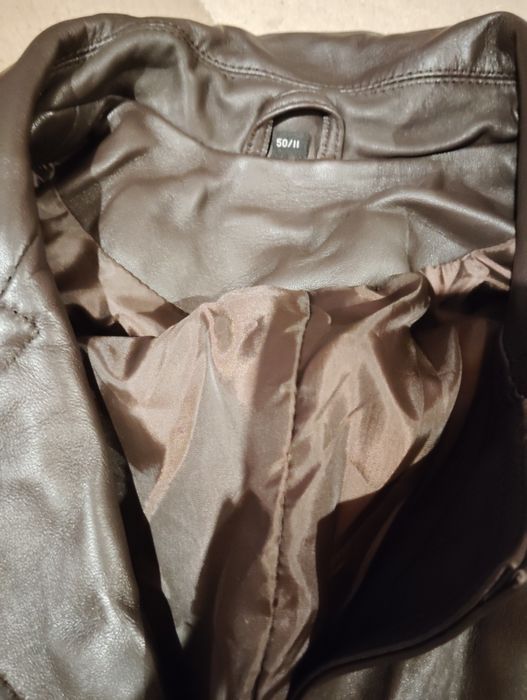 Haină de piele naturală