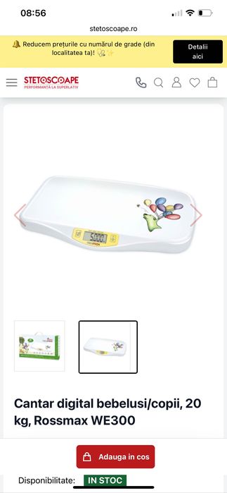 Cantar digital bebelusi (20kg)