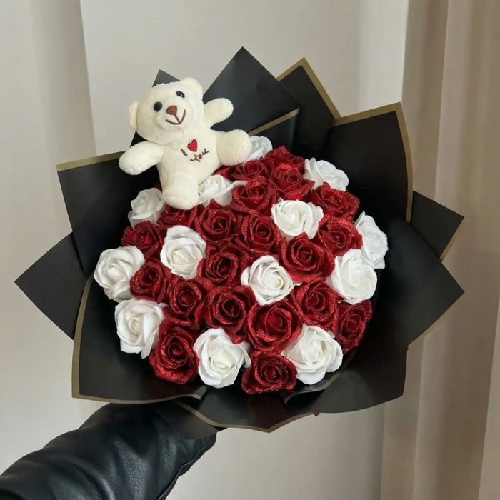 Buchet trandafiri de sapun