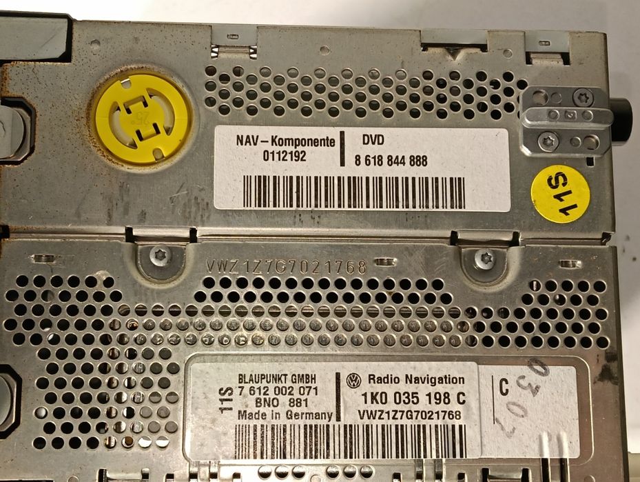 Мултимедия VW RCD / RNS – 1K0 035 198 C - оригинална