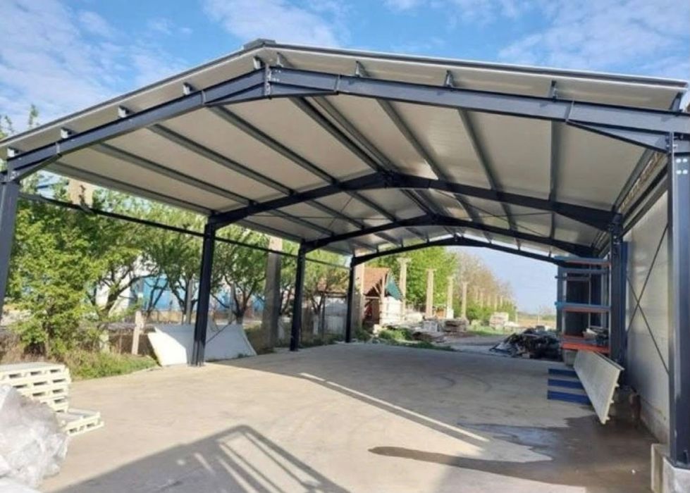 Vând hală metalică 10 m cu 15 m cu 4 m