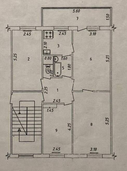 4-Комн. 2-Этаж. 80м². Продажа. Массив Ттз-2.