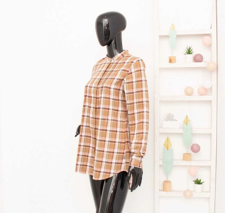 Fjallraven Dala оригинална дамска риза каре памук S