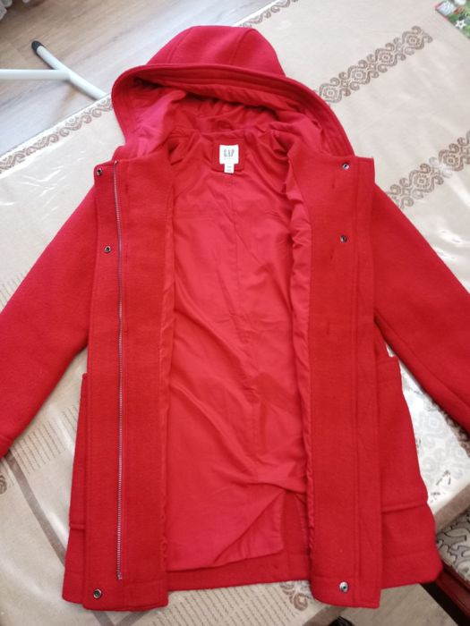 Пальто демосезонное для девочки, рост 140 см