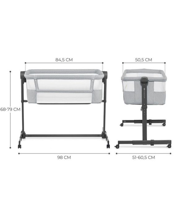 Приставно бебешко легло Co-Sleeper Kinderkraft Neste 2 in 1