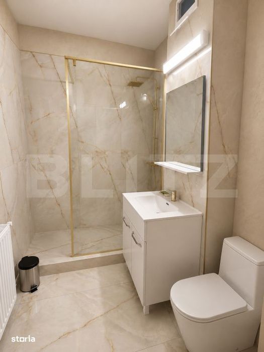 Apartament 2 camere, 56 mp, decomandat, Etaj 1/7, zona Ultracentral