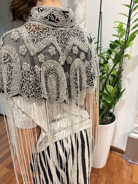 Кейп накидка из бисера