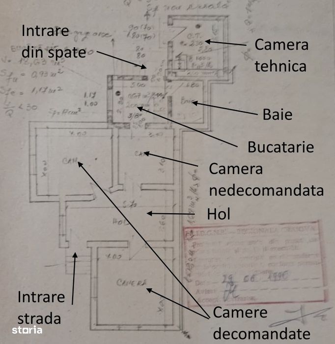 Proprietar vând teren 532 mp cu casă zonă centrală Rm. Vâlcea (zona A)