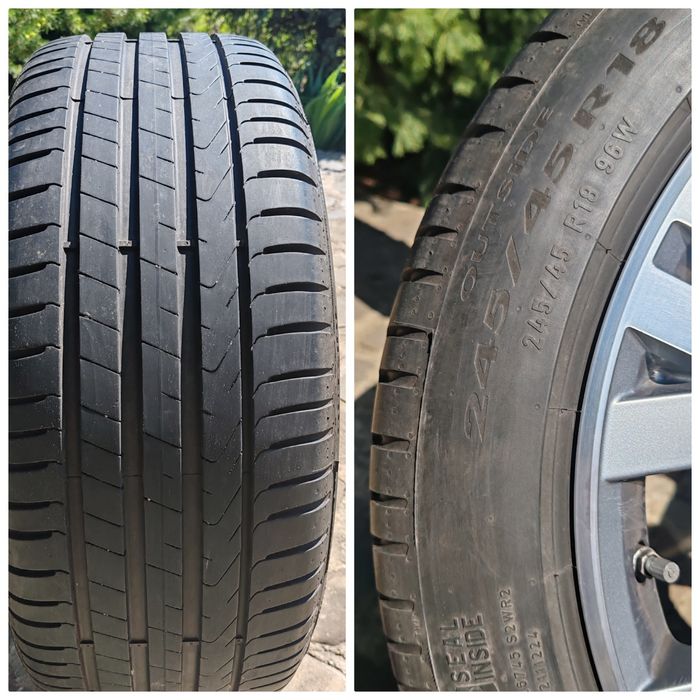 Jante aliaj 18 " OE VW Passat B8, B8. 5, Alltrack, Skoda, Audi, Seat, anvelope  Pirelli 245 45 R18  FACTURA!