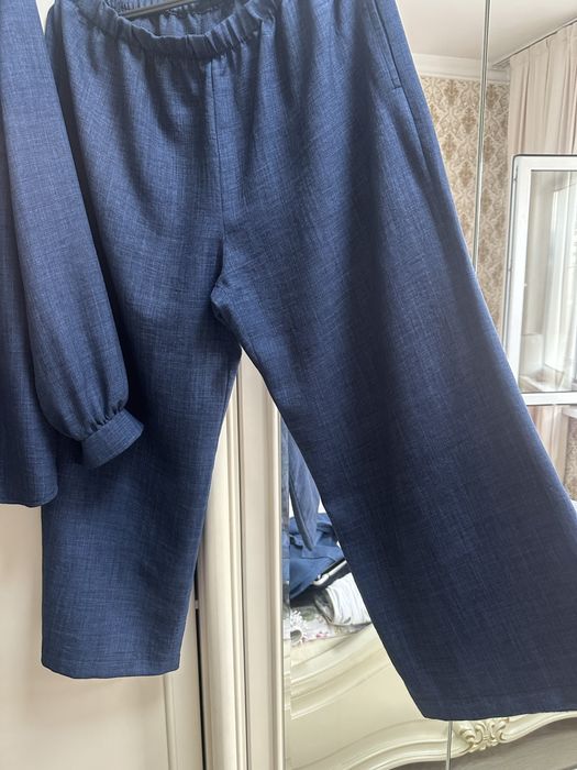 женская двойка рубашка и брюки легкое на весну и лето размер 52-54