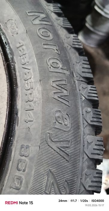 Тунга зима 185/65/14 шипы