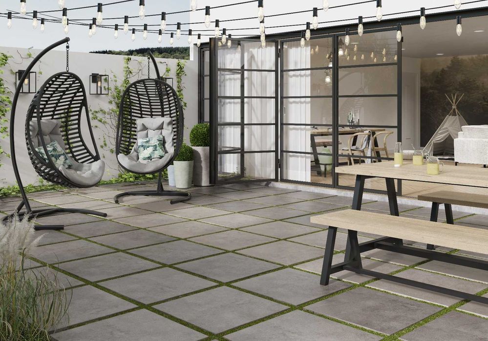 Gresie 2cm Victoria Mid Grey F PCR 600X600X20 R Mat