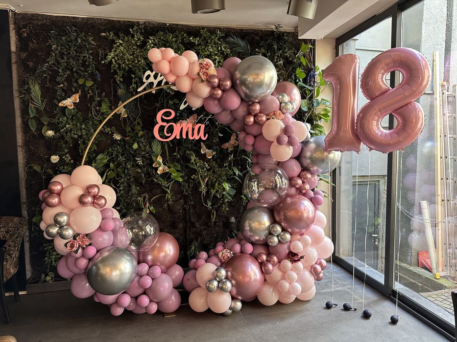 Aranjamente cu baloane Majorat